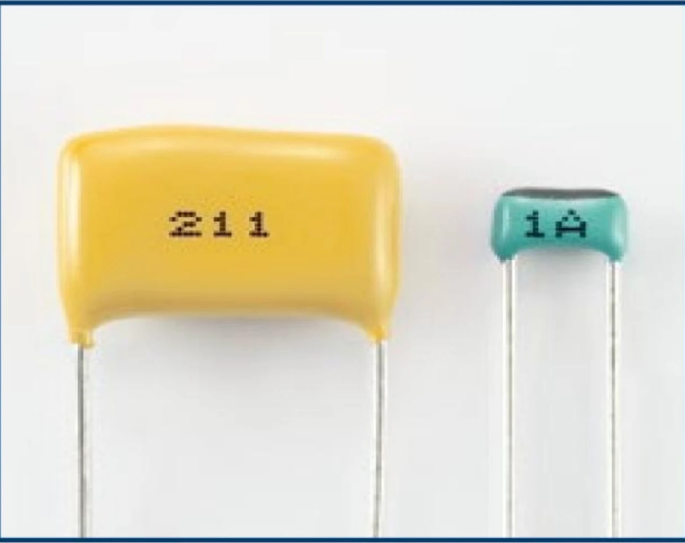 Laser marking on resistors, capacitors, and discrete electronic components