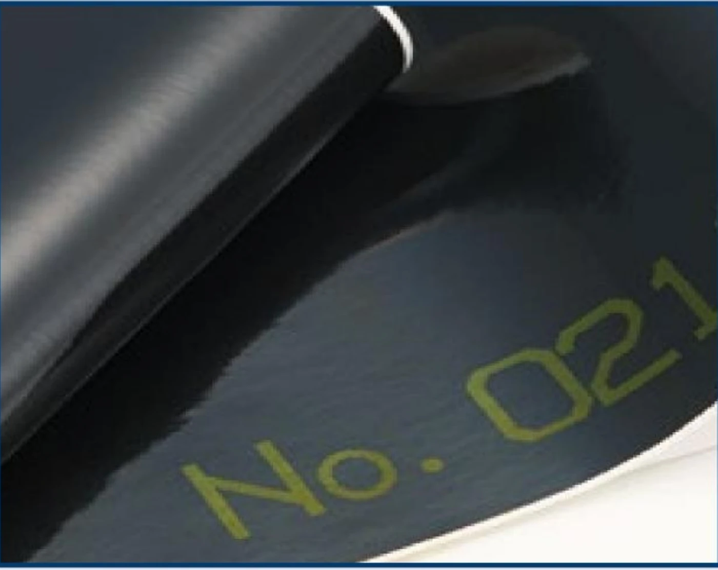 TIJ printing on plastic film