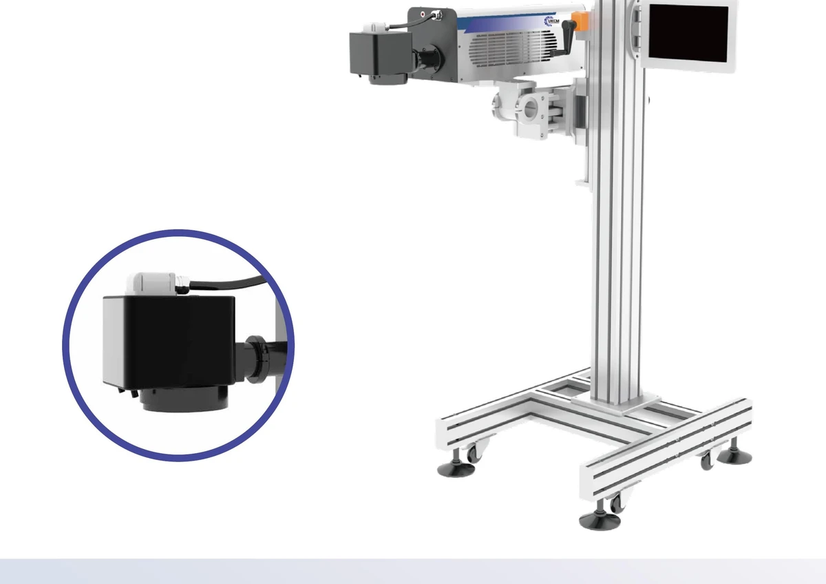 UKCM KC-series CO2 laser marking head and console